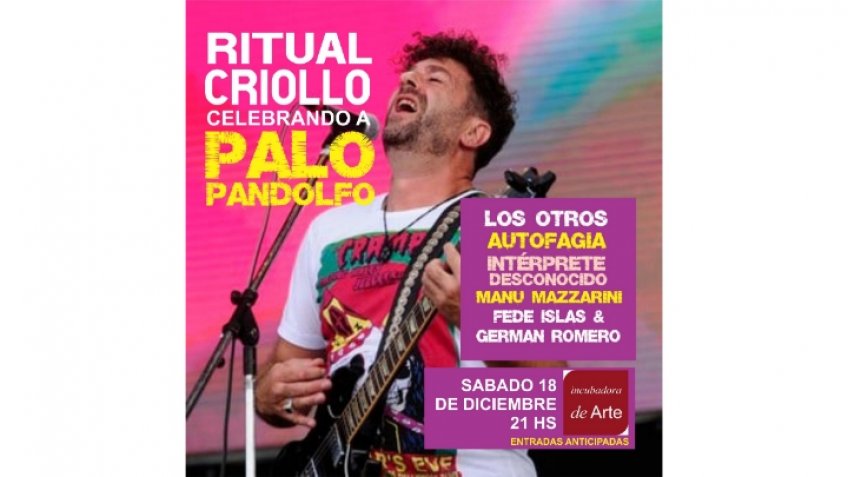 Músicos locales harán recital en homenaje a Palo Pandolfo